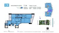 Unit 1704 floor plan